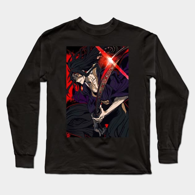 Demon Lord Koku Long Sleeve T-Shirt by Valoka